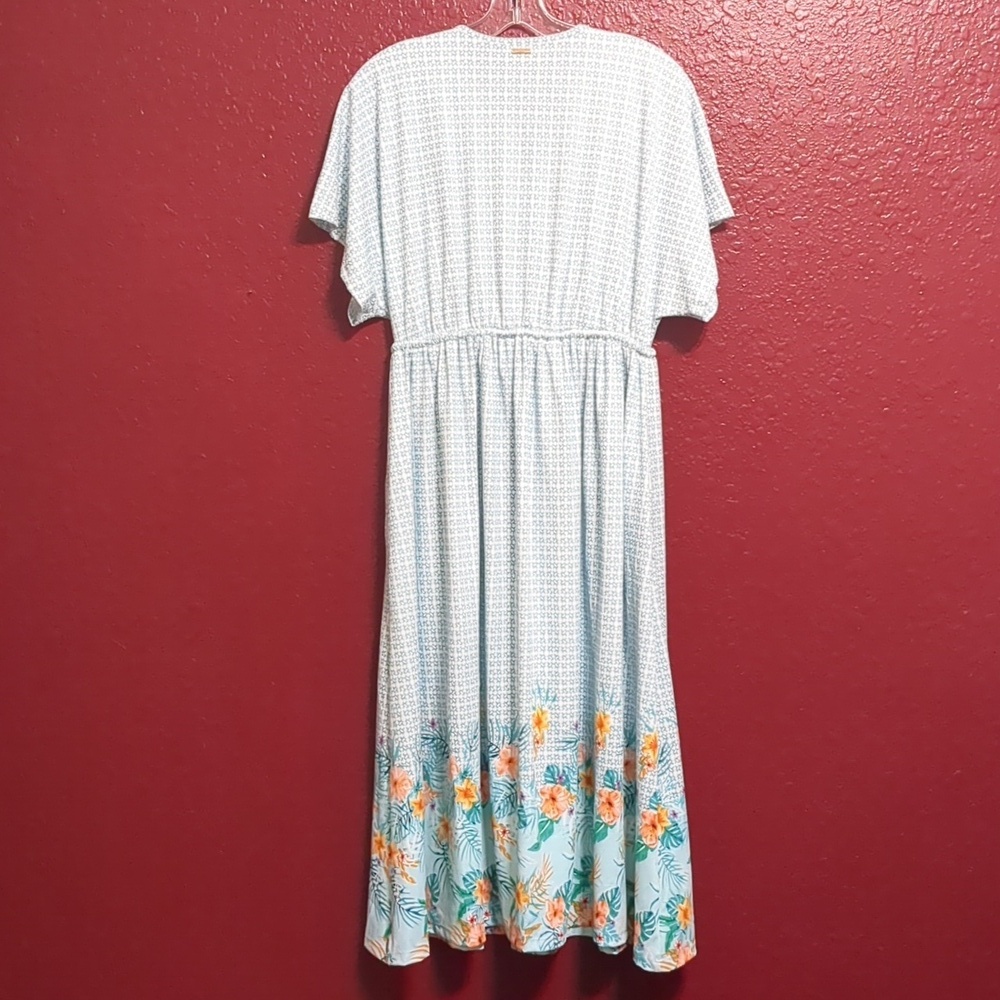 CABANA LIFE Cayman-Coverluxe Tie Waist Midi Dress - Picture 6 of 8